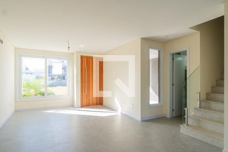 Sala de casa de condomínio à venda com 3 quartos, 154m² em Aberta dos Morros, Porto Alegre