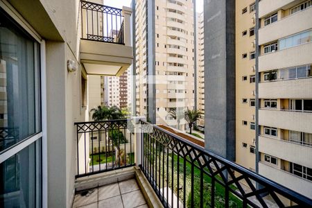 Varanda da sala de apartamento à venda com 1 quarto, 70m² em Vila Gomes Cardim, São Paulo