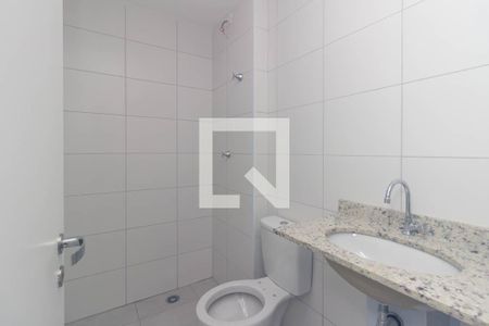Banheiro de kitnet/studio à venda com 1 quarto, 26m² em República, São Paulo