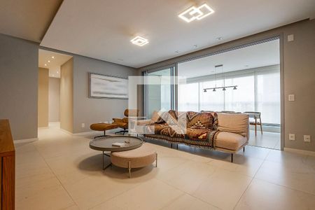 Sala/Cozinha de apartamento à venda com 3 quartos, 124m² em Jardim Paulistano, São Paulo