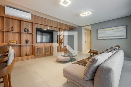 Sala/Cozinha de apartamento à venda com 3 quartos, 124m² em Jardim Paulistano, São Paulo