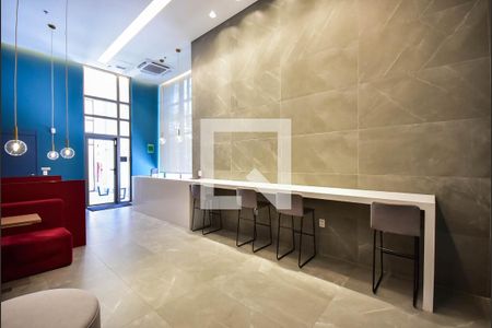 Hall Social de kitnet/studio à venda com 1 quarto, 25m² em Brooklin, São Paulo