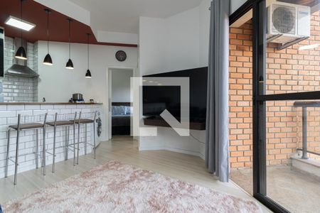 Sala de apartamento à venda com 1 quarto, 35m² em Jardim Ampliacao, São Paulo