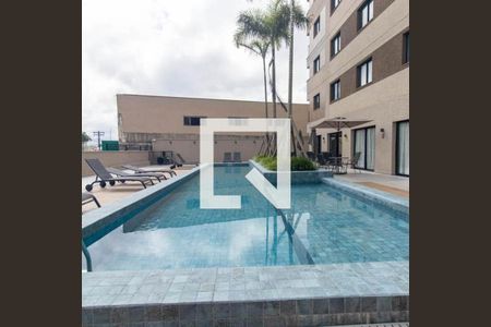 Área comum - Piscina de kitnet/studio para alugar com 1 quarto, 17m² em Novo Mundo, Curitiba