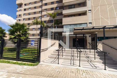 Fachada do Condomínio de kitnet/studio para alugar com 1 quarto, 17m² em Novo Mundo, Curitiba