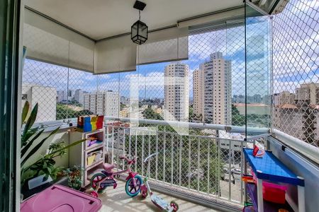 Varanda da Sala de apartamento à venda com 2 quartos, 64m² em Cambuci, São Paulo