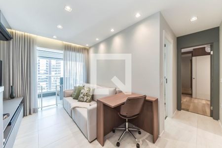 Sala de apartamento à venda com 2 quartos, 69m² em Jardim das Acacias, São Paulo