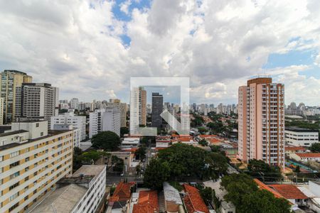 Vista da Sala de apartamento à venda com 1 quarto, 74m² em Vila Olímpia, São Paulo