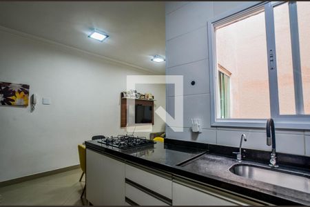 Cozinha de apartamento à venda com 2 quartos, 100m² em Jardim Paraiso, Santo André