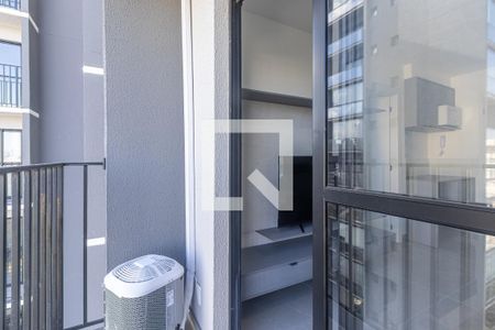 Varanda da Sala de apartamento para alugar com 1 quarto, 27m² em Vila Olímpia, São Paulo