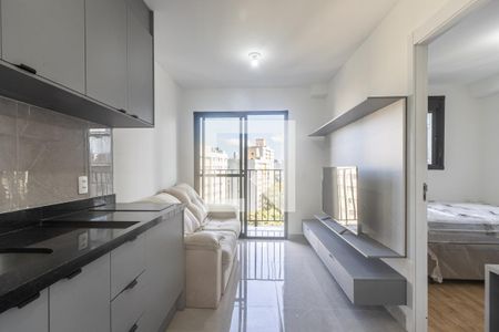 Sala de apartamento para alugar com 1 quarto, 27m² em Vila Olímpia, São Paulo