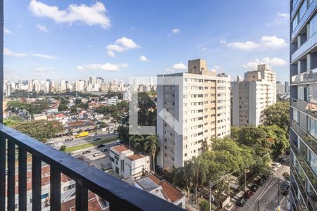 Varanda da Sala de apartamento para alugar com 1 quarto, 27m² em Vila Olímpia, São Paulo