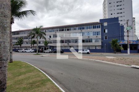 Fachada do Prédio de kitnet/studio para alugar com 1 quarto, 32m² em Guilhermina, Praia Grande