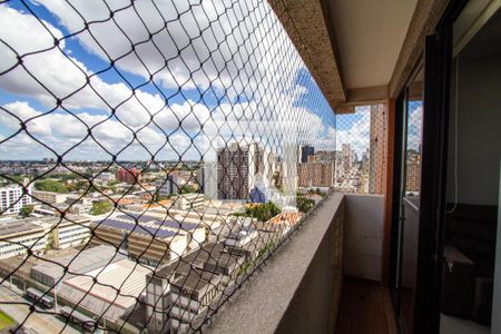 Sacada de apartamento à venda com 1 quarto, 34m² em Batel, Curitiba