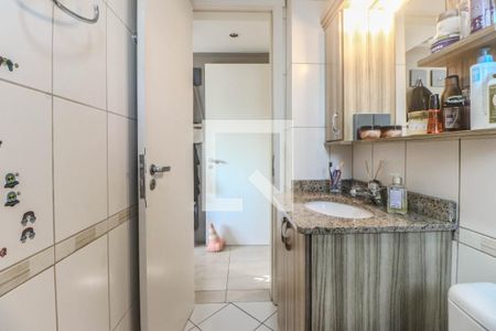 Banheiro da Suíte de apartamento à venda com 2 quartos, 79m² em São Geraldo, Porto Alegre