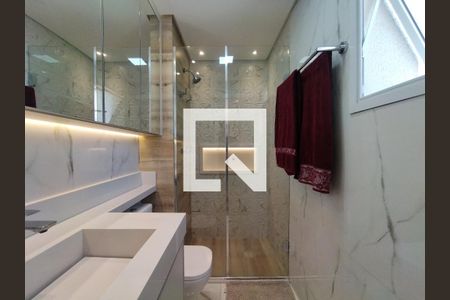 Banheiro da Suíte de apartamento à venda com 2 quartos, 75m² em Vila Apiaí, Santo André