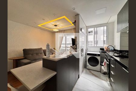 Cozinha de apartamento à venda com 2 quartos, 65m² em Vila Metalúrgica, Santo André