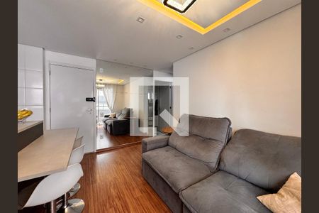 Sala de apartamento à venda com 2 quartos, 65m² em Vila Metalúrgica, Santo André