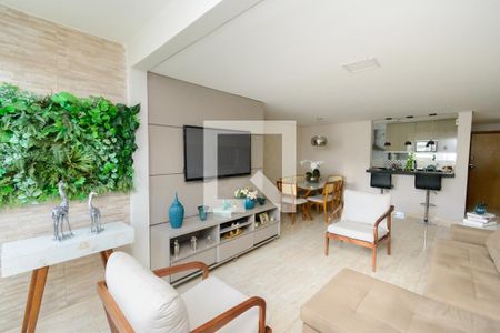Sala de apartamento à venda com 4 quartos, 105m² em Buritis, Belo Horizonte