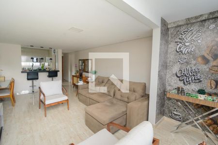 Sala de apartamento à venda com 4 quartos, 105m² em Buritis, Belo Horizonte