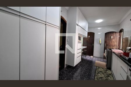 Cozinha de casa à venda com 5 quartos, 217m² em Vila Camilópolis, Santo André