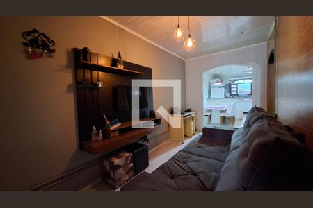 Casa 2 - Sala de casa à venda com 5 quartos, 217m² em Vila Camilópolis, Santo André