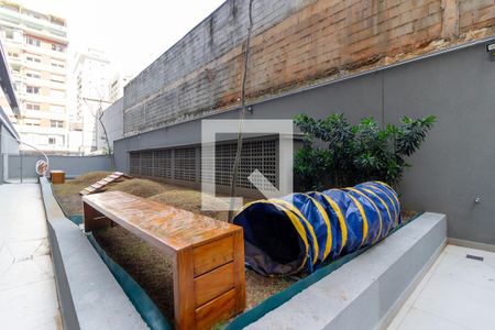 Área comum - Espaço Pet de kitnet/studio à venda com 1 quarto, 24m² em Cerqueira César, São Paulo