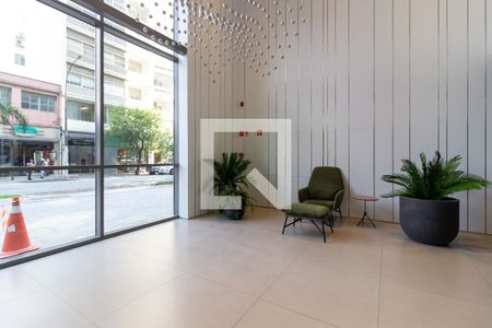Área comum - Hall Social de kitnet/studio à venda com 1 quarto, 24m² em Cerqueira César, São Paulo