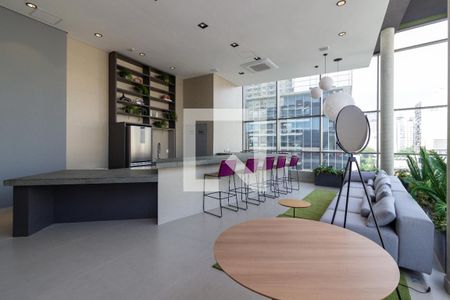 Área comum - Salão de festas de kitnet/studio para alugar com 1 quarto, 24m² em Cerqueira César, São Paulo