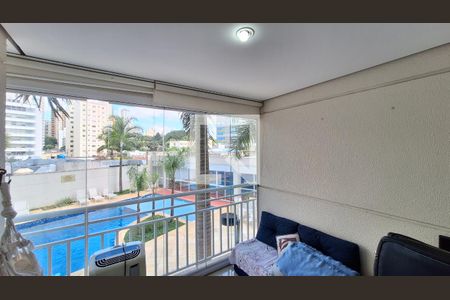Varanda Sala de apartamento para alugar com 3 quartos, 106m² em Barra Funda, São Paulo