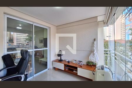 Varanda Sala de apartamento para alugar com 3 quartos, 106m² em Barra Funda, São Paulo