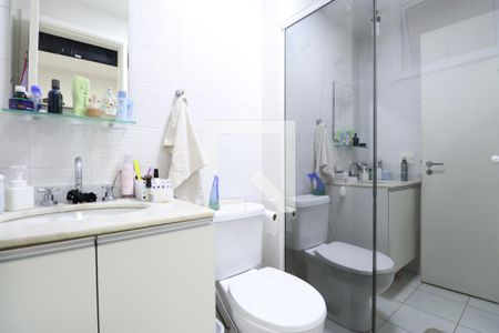 Banheiro da Suíte de apartamento para alugar com 3 quartos, 106m² em Barra Funda, São Paulo