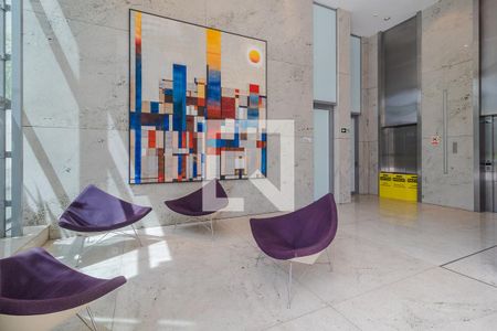 Hall de entrada de kitnet/studio para alugar com 1 quarto, 39m² em Centro Histórico, Porto Alegre