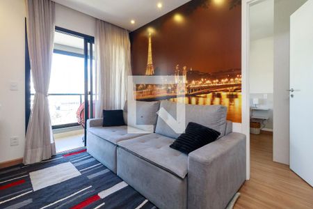 Sala de apartamento para alugar com 1 quarto, 42m² em Campo Belo, São Paulo