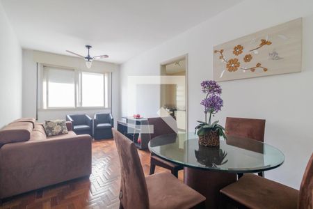Sala de apartamento à venda com 1 quarto, 50m² em Menino Deus, Porto Alegre