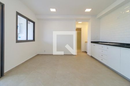 Sala de apartamento para alugar com 1 quarto, 51m² em Santo Amaro, São Paulo