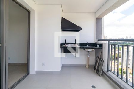 Sala - Varanda de apartamento para alugar com 1 quarto, 51m² em Santo Amaro, São Paulo