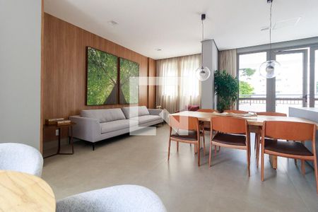 Área comum de apartamento para alugar com 1 quarto, 51m² em Santo Amaro, São Paulo