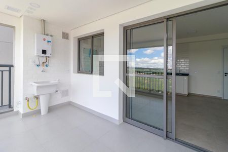 Sala - Varanda de apartamento para alugar com 1 quarto, 51m² em Santo Amaro, São Paulo