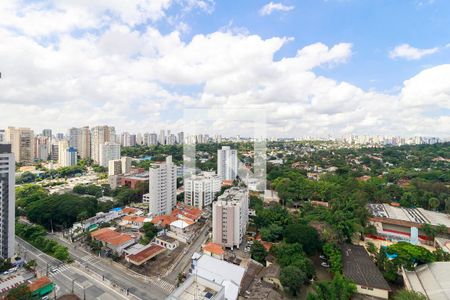 Sala - Vista de apartamento para alugar com 2 quartos, 51m² em Santo Amaro, São Paulo