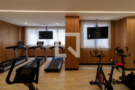 Área comum - Academia de apartamento para alugar com 2 quartos, 51m² em Santo Amaro, São Paulo