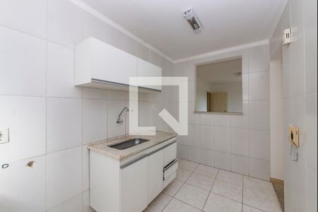 Cozinha de apartamento à venda com 2 quartos, 55m² em Cabral, Contagem