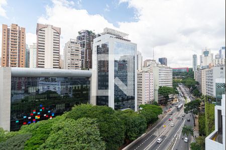 Vista do Quarto de apartamento para alugar com 1 quarto, 38m² em Bela Vista, São Paulo