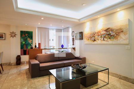 Sala de apartamento à venda com 4 quartos, 160m² em Carmo, Belo Horizonte