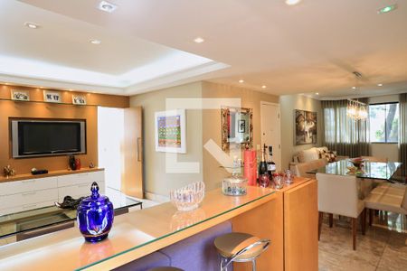 Sala de apartamento à venda com 4 quartos, 160m² em Carmo, Belo Horizonte