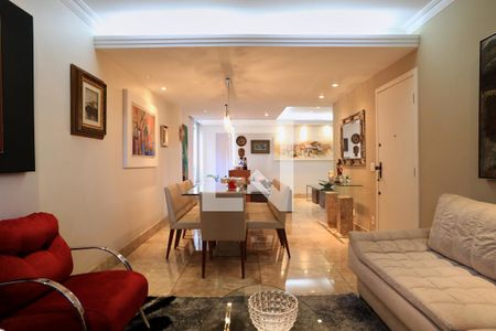 Sala de apartamento à venda com 4 quartos, 160m² em Carmo, Belo Horizonte