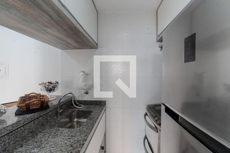Cozinha de kitnet/studio para alugar com 1 quarto, 37m² em Morro dos Ingleses, São Paulo