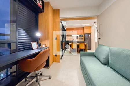 Sala/Cozinha de apartamento à venda com 1 quarto, 48m² em Vila Mariana, São Paulo