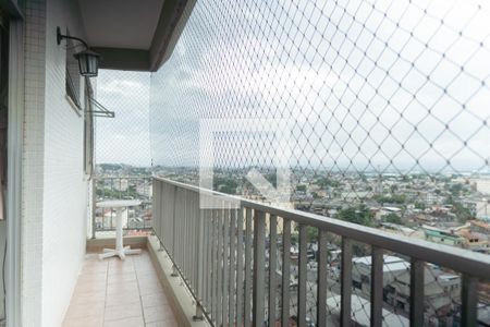 Varanda da Sala de apartamento à venda com 3 quartos, 105m² em Penha, Rio de Janeiro