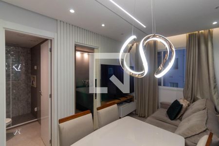 Sala  de apartamento para alugar com 2 quartos, 34m² em Santo Amaro, São Paulo